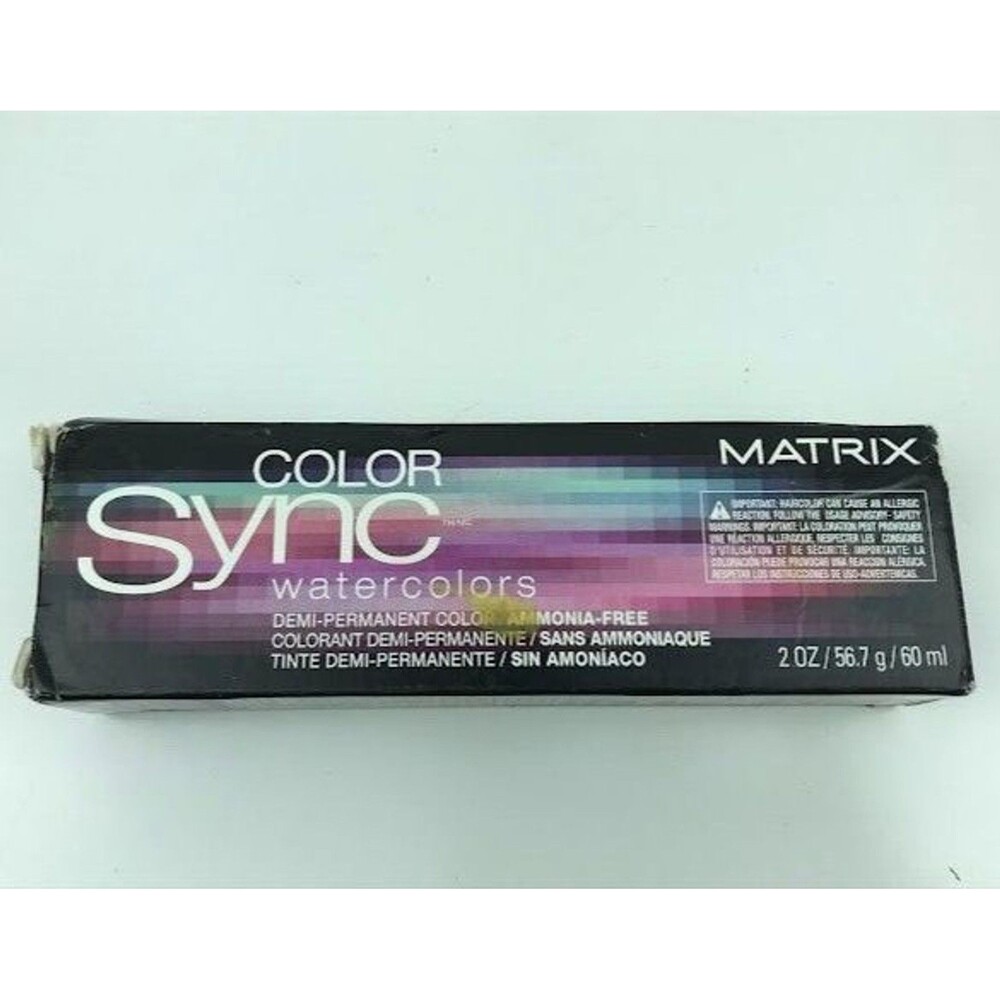 Matrix Color Sync Watercolors Demi-permanent Hair Color Coral Peach 2oz - NEW